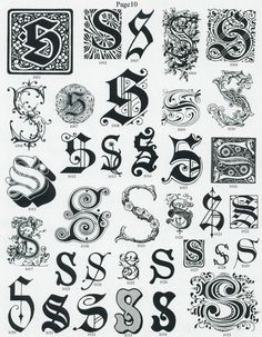 some type of alphabets and numbers with different designs on the upper part of each letter