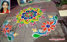 Sankranthi Designs, Rangoli Designs For Sankranthi, Sankranti Rangoli Designs, Pongal Rangoli Design, Simple Flower Rangoli, Indian Rangoli Designs, New Year Rangoli, Easy Rangoli Designs Videos, Very Easy Rangoli Designs