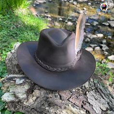 ITEM DESCRIPTION Indian Creations brings the adventure to you with its water-repellent, leather, unisex cowboy hat. Your next week-long camping trip is sure to offer plenty of opportunity for you to show off the new fashionista in you. These hats are the perfect complement to your outfit. Our hats are proudly handcrafted by Indigenous hands.   HOW TO MEASURE HEAD SIZE? To measure your head circumference for hat sizing, use a flexible measuring tape or string, wrap it around your head above your Brown Country Hat For Outdoor Activities, Brown Western Outdoor Hat, Country Style Brown Hat For Outdoor Activities, Rustic Brown Hat For Outdoor, Rustic Wide Brim Hat For Outdoor, Rustic Outdoor Hat With Short Brim, Rustic Leather Hat Bands For Outdoor, Western Style Wide Brim Fedora For Outdoor Activities, Western Wide Brim Fedora For Outdoor Activities