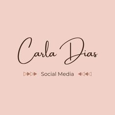 the social media logo for carala dias