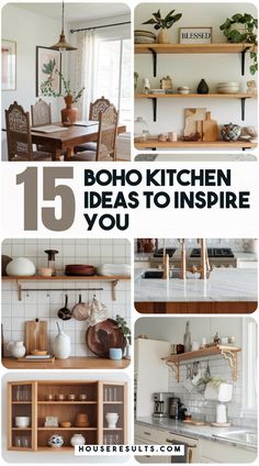 the top 15 boho kitchen ideas to inspire you in your home decorating project