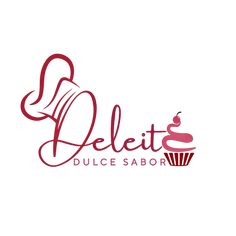 delitet's logo with a cupcake in the middle