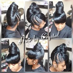 Wakanda Forever Hairstyle, 90s French Twist Updo, French Roll Hairstyle For Black Women 90s, 90s Black Salon Hairstyles, French Roll Hairstyle For Black Women, French Roll Updo Black, Black Women Updo Hairstyles, French Roll Hairstyle, Curly Hair Pieces