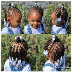 Kid Braids, Braid Styles For Girls, Childrens Hairstyles, Kids Style Hair, Hair Skin And Nails