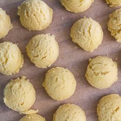 the doughnuts are ready to be baked in the oven