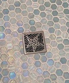 Square Drains - Replacement Square Shower Drain Covers Nautical Tiles, Glass Cottage, Square Shower Drain, Shower Drain Covers, Starfish Design, Dream Beach Houses, Coastal Bathrooms, Shower Drains, Beach Room