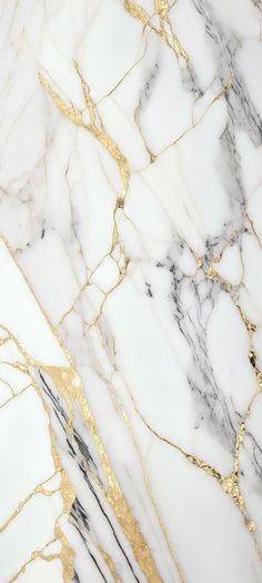 white and gold marble textured with golden accents