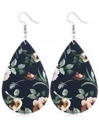 Black Fashionista, Jewelry Cheap, Cremation Jewelry, Cheap Jewelry, Cheap Fashion, Floral Earrings, Floral Style