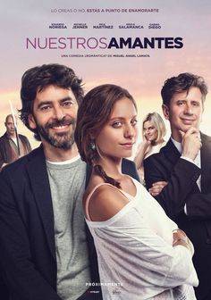 the movie poster for nuestros amantees