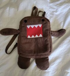 Stuff Animal Backpack, Domo Backpacks, Domo Kun Backpack, Domo Bag, Domo Backpack, Rock Hello Kitty, Grunge Estilo, Scene Backpack, Cute Bookbags