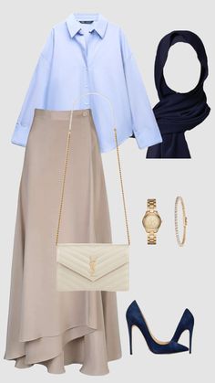 Hijab Modest Outfits, Modest Casual Outfits, Elegant Outfit Classy, Modesty Outfits, Muslim Outfits Casual, Cute Modest Outfits, Fashion Top Outfits, Stylish Work Attire