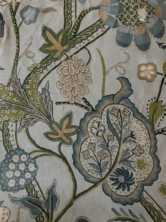 an image of a floral pattern on fabric