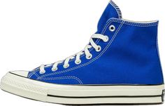 Classic Blue Sneakers, Classic Blue Converse Sneakers, Vintage Blue Sneakers For Spring, Outfit Converse, New Converse, Converse Chuck 70, Chuck 70, Blue Canvas, Converse Chuck Taylor All Star