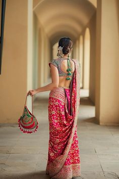 This past month has been sooo visually appealing because we got to witness some exquisite, never seen before blouse styles that literally made us go weak in the knees. Pin-worthy at first glance itself, these designs are bound to add so much to your lehenga skirt or a saree that you won't budge about styling your look further.

Via: @komalpandey Ruffle Blouse Designs, Velvet Blouse Design, Unique Outfit Ideas, Latest Blouse Designs, Blouse Design Images, Weak In The Knees, Lehenga Skirt, Unique Outfit