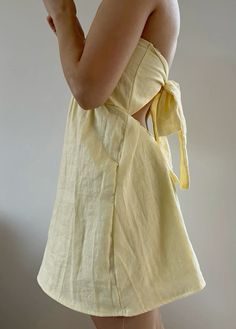 Yellow Summer Dress, Summer Spring Outfits, Dresses To Make, Spring Fits, Long Blazer, Clothes To Make, Italian Summer, Inspo Outfit, Summer 24