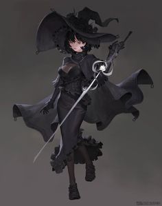 Witch Characters, Anime Witch, Witch Design, Witch Art