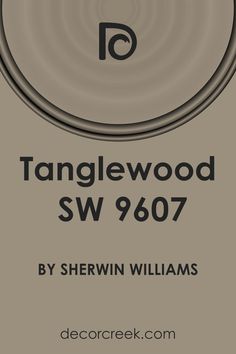 the cover of tanglewood sw'697 by shewin williams, with an image of