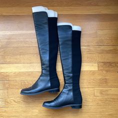 Condition Great As Shown On The Pictures I Am Size 6.5 And This Size 6 Pair Fits Great Stuart Weitzman 5050, Stuart Weitzman Shoes, Black Leather Boots, Over The Knee Boots, Over The Knee, Stuart Weitzman, Knee Boots, The Knee, Leather Boots