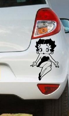 betty boop bumper sticker | Details about Betty Boop Car Bumper / Boot / Window Decal Sticker 15cm ... Stickers For Car, Black Betty, Buy Car, Vinyl Car Stickers, Car Sticker