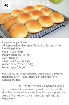 the instructions for how to make rolls on a baking sheet are shown in this article