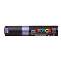 a purple pen with the word posca on it's end in front of a white background