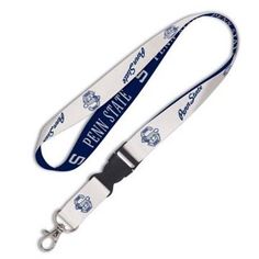 a lanyard strap with the words penn state printed on it