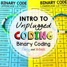 an image of a computer code book with the title'into unplugged coding '