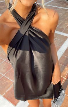 Check out Jasmine Halter Mini Dress. Get $10 off + free shipping with Club Mumu. Casual Wedding Guest Dresses, Mumu Dress, Black Halter Dress, Game Dresses, Halter Maxi, Gameday Outfit, Halter Mini Dress, Types Of Dresses, Black Mini