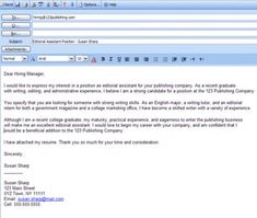 a screenshot of a computer screen with an email