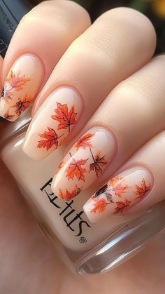 Timeless Manicure, Harry Potter Nail Art, Autumn Spirit, Fall Manicure, Cute Nails For Fall, Short Nails Art, Seasonal Nails