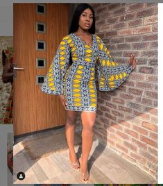 Short Ankara Dresses, Fashion Design Inspiration, Styles Ankara, Ankara Short, Ankara Short Gown Styles, Fashion Traditional, Short African Dresses, African Dresses Modern, African Wear Dresses