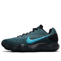 Nike HYPERDunk 2017 Low EP Black/CHLORINE BLUE 897637-005 Blue Basketball Shoes, Nike Hyperdunk, Blue Basketball, Sport Style, Nike Basketball, Round Toe Heels, Low Top Sneakers, Nike Blue, Blue And Black