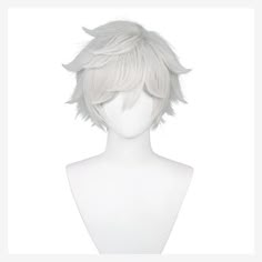 Anime Jigoku Raku - gabimaru Cosplay Wig Heat Resistant Synthetic Hair Carnival Halloween Party Props Material: High Temperature Fiber Package included: Wig White Hair With Blue Eyes, Gabimaru Cosplay, Hair Study, Oc Hair, Carnival Halloween Party, Hair References, Halloween Party Props, Anime Wigs, Carnival Halloween