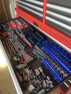 a tool box filled with lots of tools