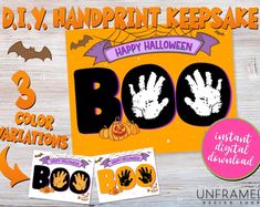 an image of happy halloween boo with handprints