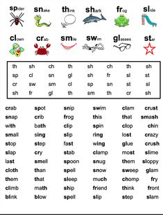 an english worksheet with words and pictures to help students learn how to spell