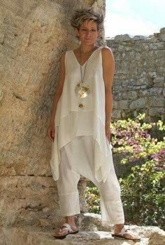 Linen Harem Pants, Advanced Style, Estilo Boho, Linen Clothes, Moda Fashion, Batik, Boho Fashion