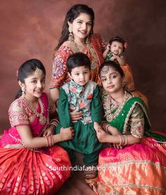 Manchu Vishnu Daughters, Cute Family Outfits, Kids Dress Boys, Kids Ethnic Wear