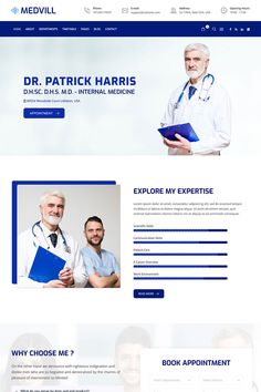 the medical wordpress theme is clean and modern