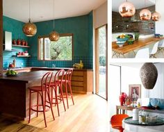 the kitchen is clean and ready to be used as a dining room or breakfast nook