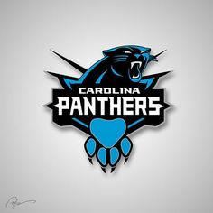 the carolina panther logo on a white background