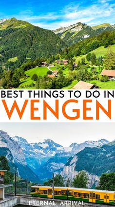 two pictures with the words best things to do in weigen on top and below