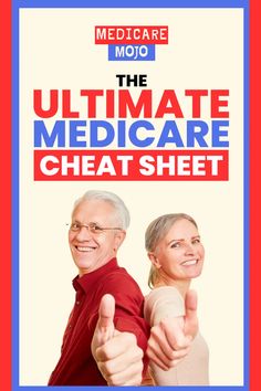 a man and woman giving thumbs up in front of a sign that says the ultimate medical sheet