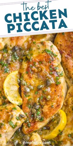 the best chicken piccata recipe with lemons and herbs