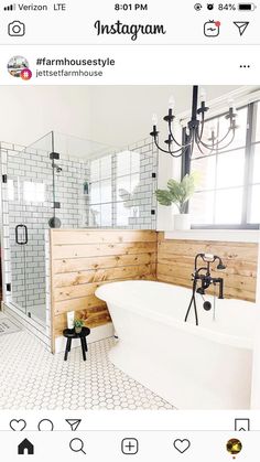 the bathroom is clean and ready to be used as a home decor project, with wood paneling on the walls