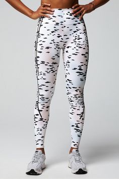 Define PowerHold® Rain & Reflect HW Legging Fabletics white female Activewear >> Womens >> Bottoms >> Leggings >> Full Length PowerHold regular Training 4-Way Stretch/Chafe-Resistant/Moisture-Wicking/Reflective/UPF Protection Female Activewear, Buy Leggings, Intense Workout, Active Wear For Women, Moisture Wicking, Womens Bottoms, Full Length, Water Resistant, Leggings