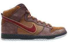 Nike Dunk High Premium SB 'Cigar City' Drk Ok/Tm Rd-Lt Brtsh Tn-Mtllc 313171-262 City Sneakers, Limited Edition Sneakers