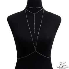 Bjux - Cuerpo de la cadena de moda sexy verano gotas de múltiples capas collar de cadena de cuerpo cruzado uno Body Chain Necklace, Chest Chain, Body Necklace Chain, Layered Crosses, Styling Fashion, Body Chains, Body Chain Jewelry, Future Wife, Chain Jewelry