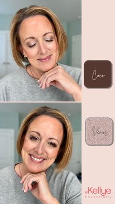 Here's an easy two eyeshadow look using purple.  Apply Venus to the lid using your finger, then Coco on the outside for dimension. Blend well. Eyeshadow doesn't have to be hard!  To shop these colors, click this pin.  #eyeshadowtutorial #eyeshadow #eyeshadowlook #easyeyeshadow #makeup #seintmakeup #seintbeauty #seintartist #easymakeup #makeupteacher #fastmakeup #fiveminutemakeup #creammakeup Two Eyeshadow Look, Fast Makeup, Simple Eyeshadow, Hooded Eyes, Glamorous Style, Eyeshadow Tutorial