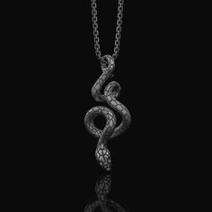 Silver Snake Charm - Serpent Pendant for Necklace or Bracelet, Symbolic Reptile Jewelry, Gift Idea Embrace the mystique of our Serpent Jewelry collection, featuring the intricate Silver Serpent and Serpent Pendant, each crafted to symbolize wisdom and renewal. Dive into the essence of Reptile Jewelry with our finely detailed Snake Jewelry and Silver Charm selections, perfect for those who cherish nature's cunning artisan. The Charm Pendant and Silver Pendant blend seamlessly into any ensemble, e Reptile Jewelry, Snake Jewellery, Mystic Jewelry, Spiritual Connections, Serpent Jewelry, Mystical Jewelry, Animal Pendant, Snake Pendant, Snake Jewelry